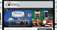 Desktop Screenshot of livecasino.gr